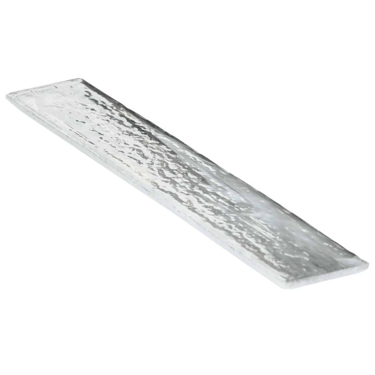 Apollo Brick Polished Silver Glass Subway Wall Tile