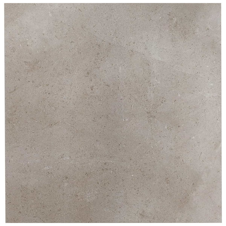 Fumo 24" x 24" Matte Porcelain Stone Look Wall and Floor Tile