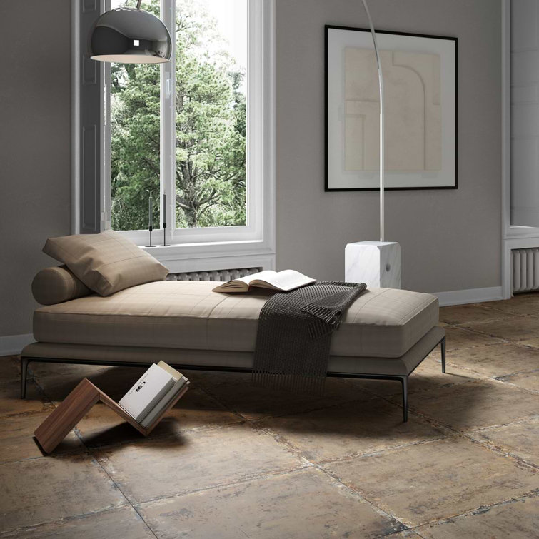 Mantis 24" Matte Brown Porcelain Stone Look Tile