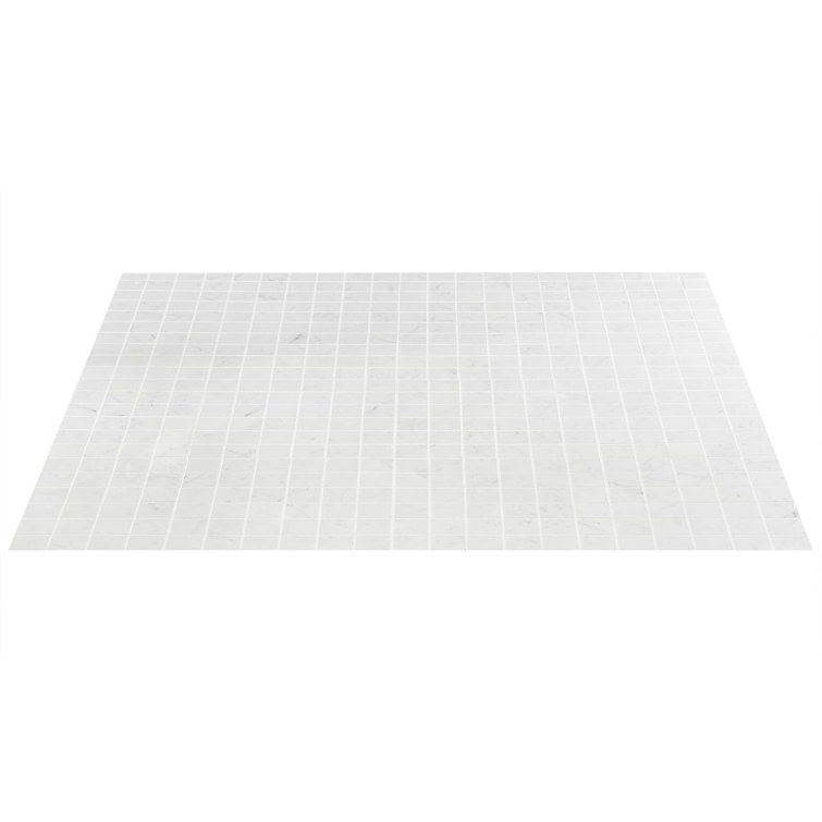 Carrara Giola Matte Porcelain Mosaic Tile for Kitchen and Bathroom