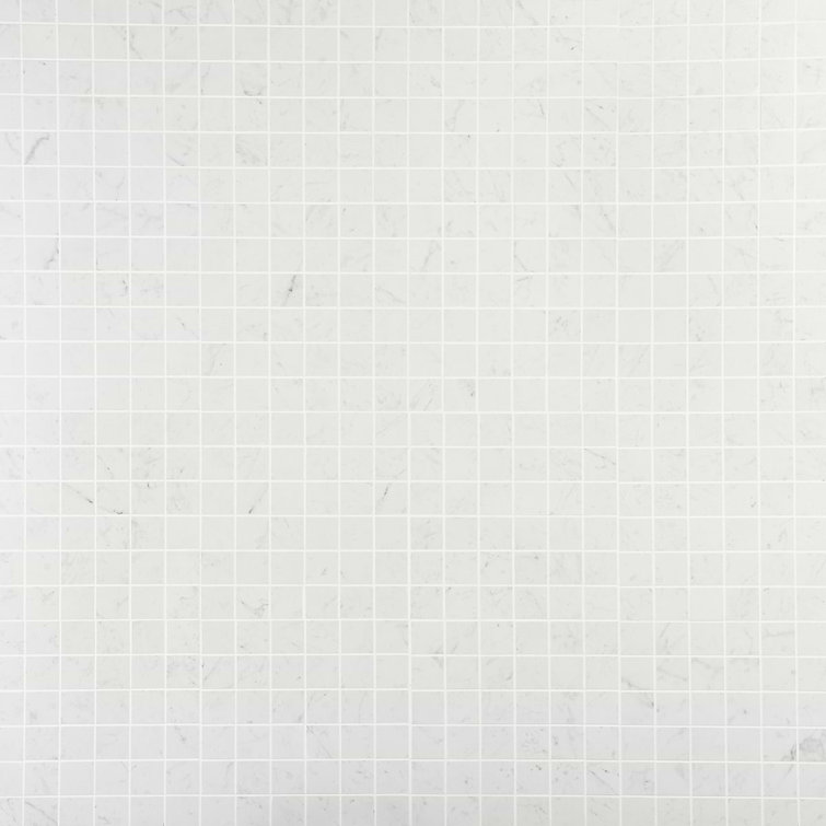 Carrara Giola Matte Porcelain Mosaic Tile for Kitchen and Bathroom