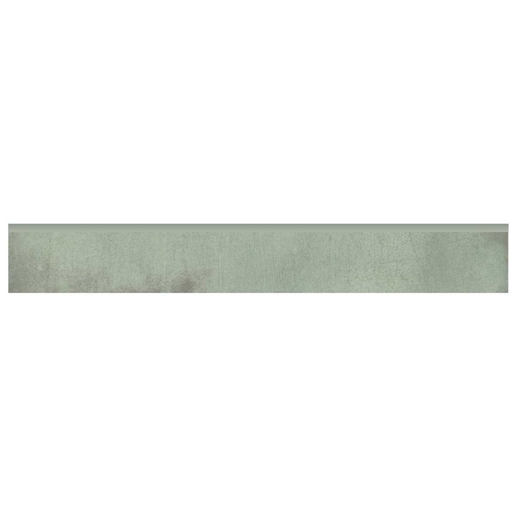 Angela Harris Aquamarine Green Polished Porcelain Bullnose Tile Trim