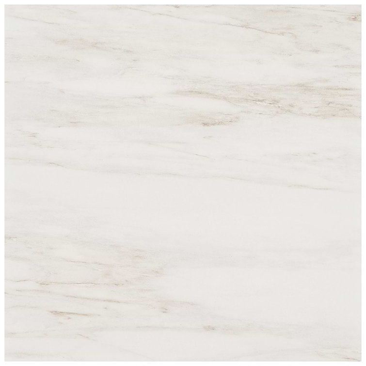 Dolomite Snow Matte White Large Format Porcelain Floor and Wall Tile