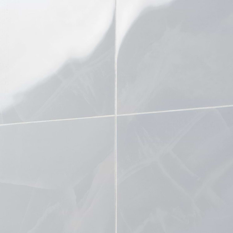 Large Onyx Azul Polished Porcelain Floor and Wall Tile