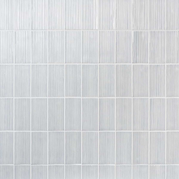 Sky Blue Polished Glass Subway Wall Tile for Bathroom and Kitchen