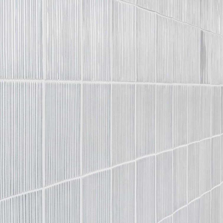 Sky Blue Polished Glass Subway Wall Tile for Bathroom and Kitchen