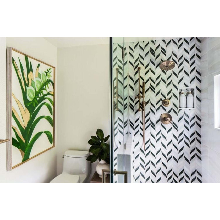 Deep Emerald 2" x 3" Ceramic Mosaic Wall Tile