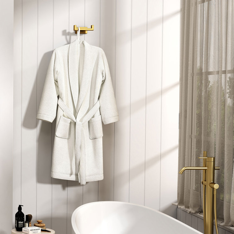 Golden Stainless Steel Wall Mounted Double Towel Hook
