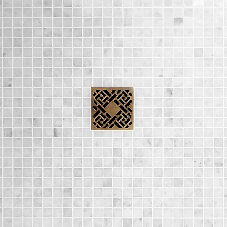 White Carrara Marble 1x1 Square Mosaic Wall Tile