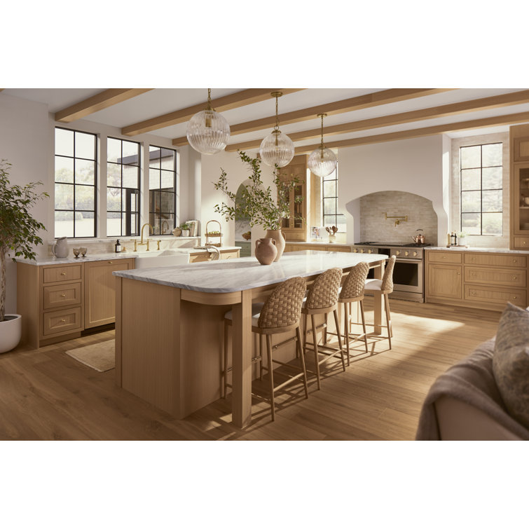 Embra Brushed Nickel 14" Glass Pendant Light