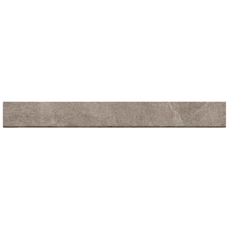 Monolith Caramel Brown Matte Porcelain Bullnose Trim