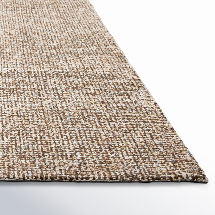 Handmade Ivory Wool Rectangular 9' x 12' Tufted Area Rug
