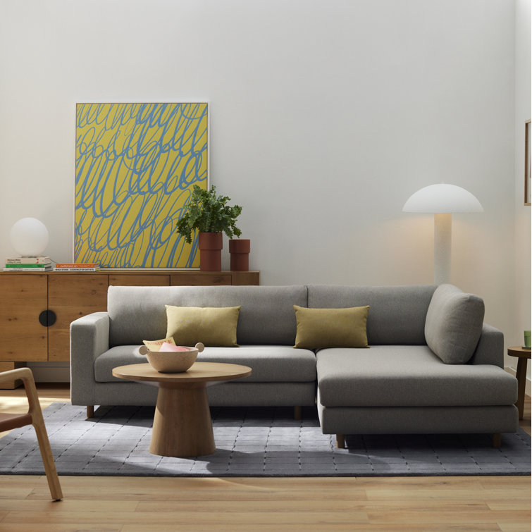Natural Round Pedestal Coffee Table with Solid Wood Top