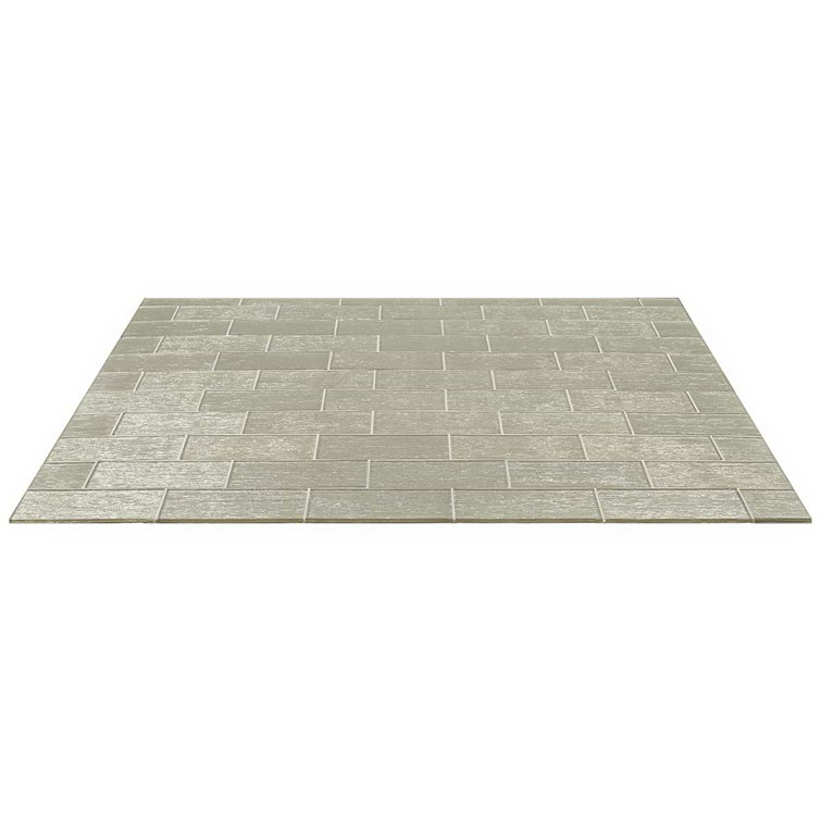 Salvatore Polished Gold Glass Subway Wall Tile 4-in x 8-in