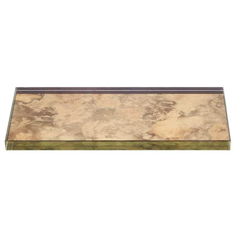 Lana Antique Gold 3" x 6" Glass Subway Tile