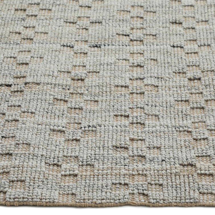 Gray Hand-Tufted Recycled PET Indoor/Outdoor Rug 3' x 5'
