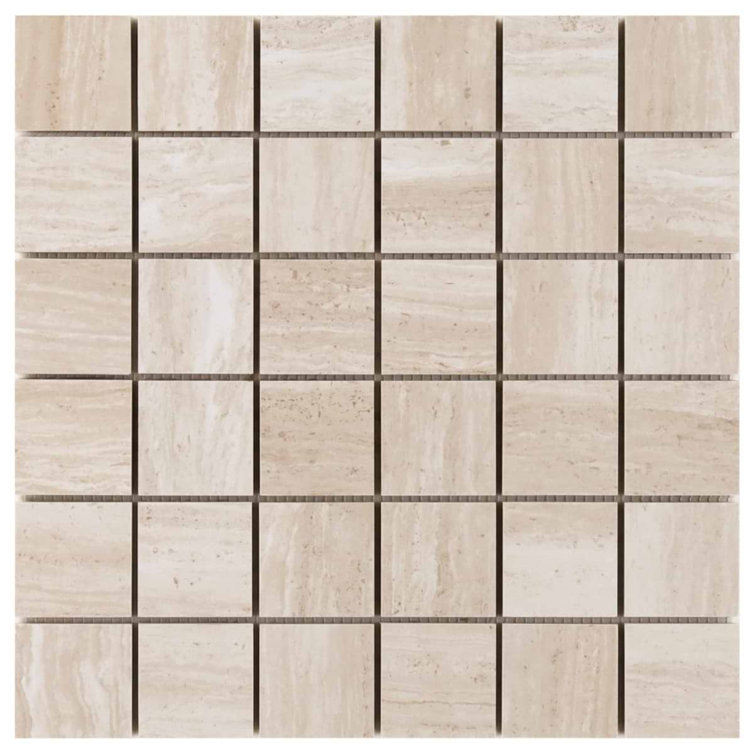 Atlanta Beige Rectified Porcelain Mosaic Sheet Tile