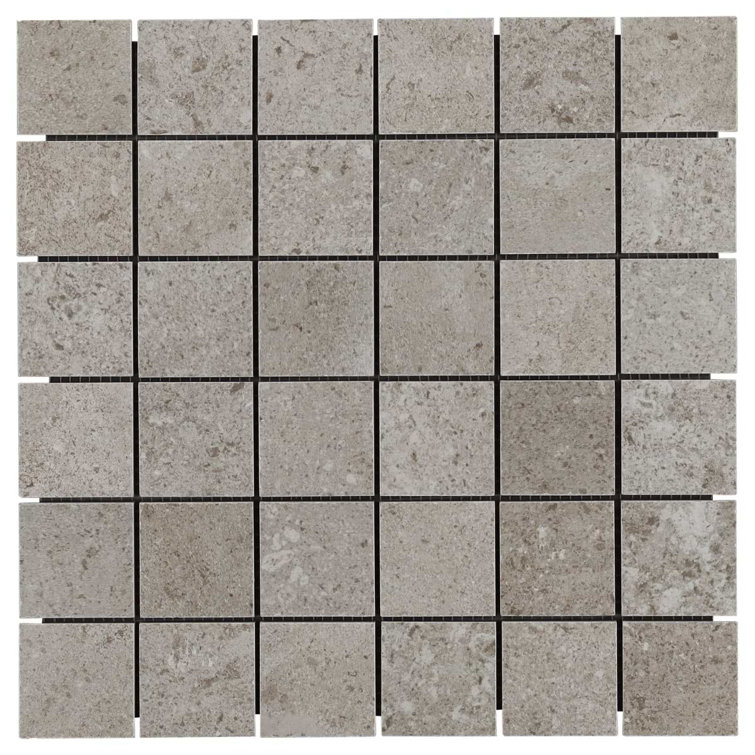 Tortora 12" x 12" Matte Porcelain Mosaic Tile
