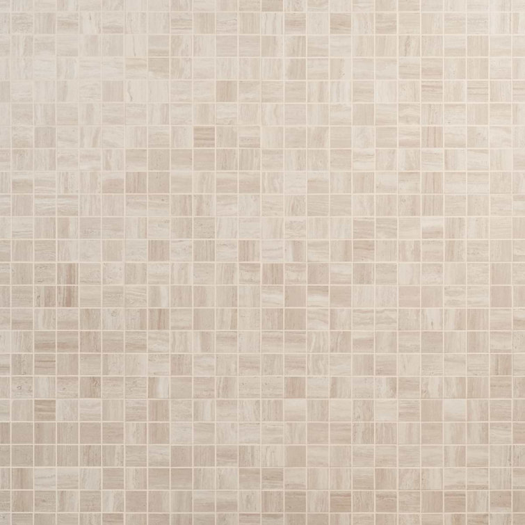 Atlanta Beige Rectified Porcelain Mosaic Sheet Tile