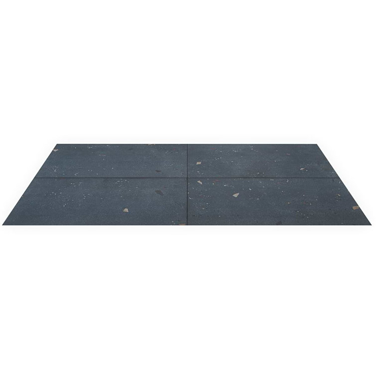 Ocean Blue Large Format Matte Porcelain Tile for Indoor/Outdoor Use