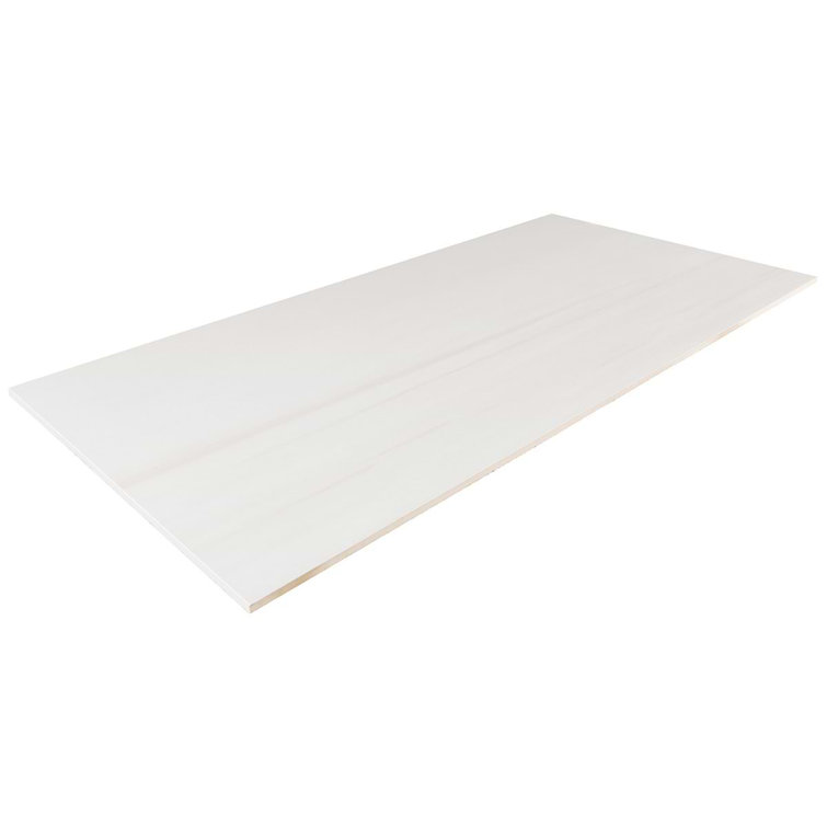 Terius Dolomite Warm White Polished Porcelain Large Format Tile