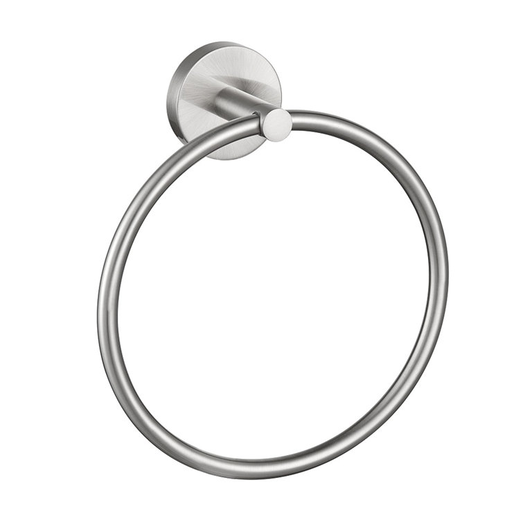 Satin Nickel 4-Piece Bathroom Hardware Accessory Kit