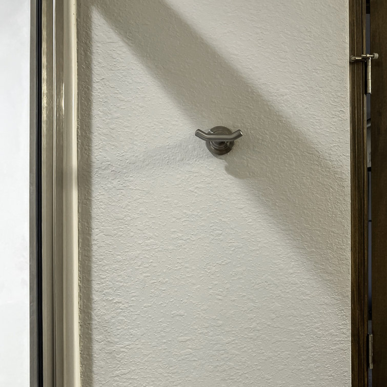 Geneva Satin Nickel Double Wall Mounted Robe Hook