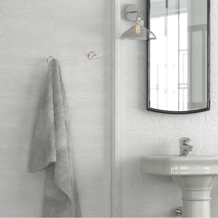 Geneva Satin Nickel Double Wall Mounted Robe Hook