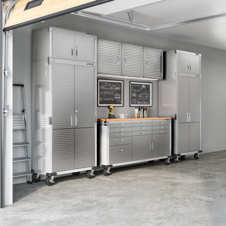 Granite Heavy Duty Lockable Stainless Steel Office Cabinet with Adjustable Shelving