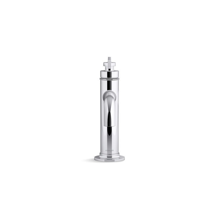 Polished Chrome Single-Handle Bathroom Sink Faucet