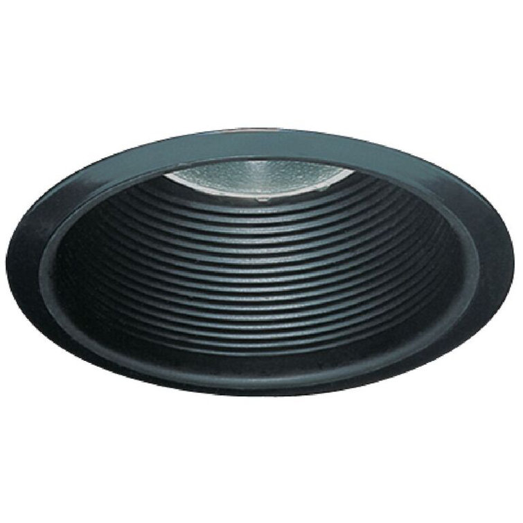 Black 4-3/4 Inch Round LED Recessed Ceiling Light