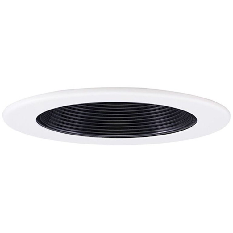 4'' White and Black Adjustable LED Recessed Trim