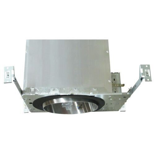 Silver Aluminum IC Rated Recessed Lighting Housing for New Construction