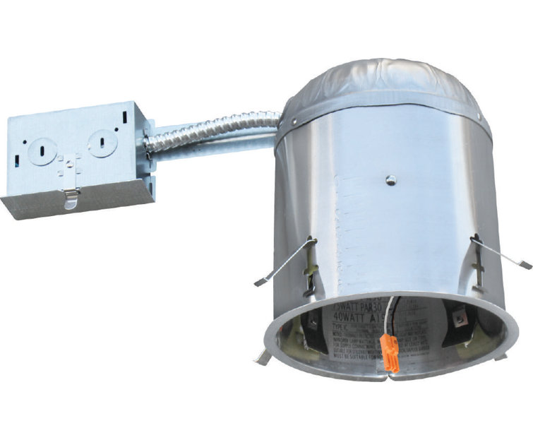 Silver Indoor/Outdoor LED Recessed Lighting Housing