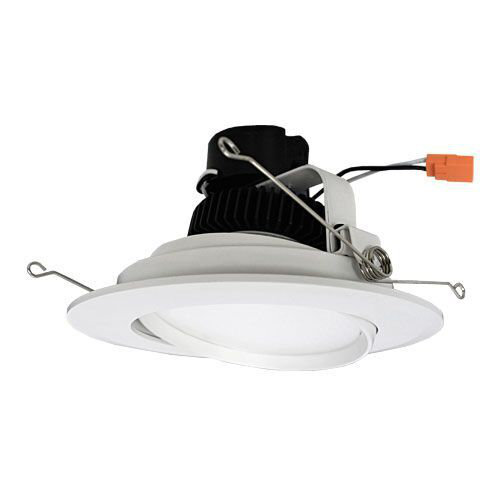 6'' White Aluminum Dimmable LED Recessed Lighting Kit