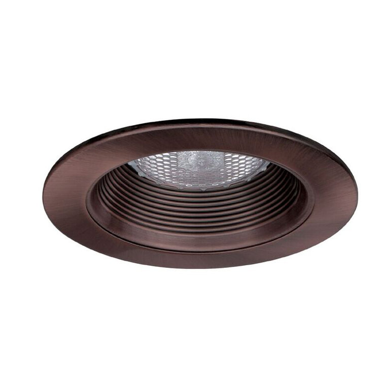 Bronze 4'' Round LED Recessed Ceiling Trim