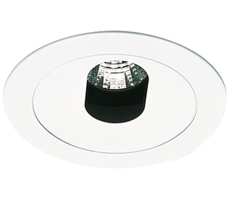 Solaris 4'' White LED Glass Recessed Trim with Adjustable Beam