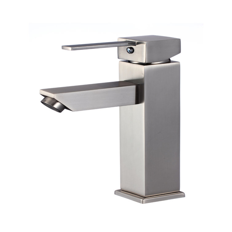 Amelia Brushed Nickel Single-Hole Bathroom Faucet