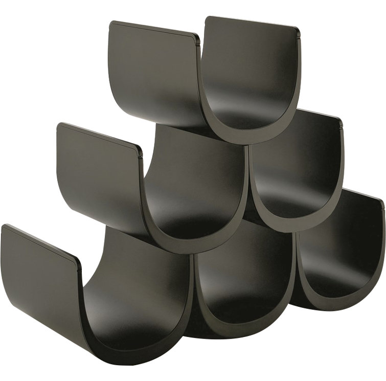 Black Modular Thermoplastic Resin Bottle Holder