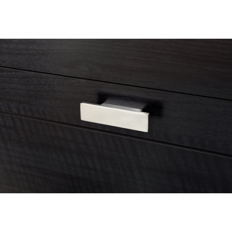 Black Oak Double Dresser with Extra Deep Drawers
