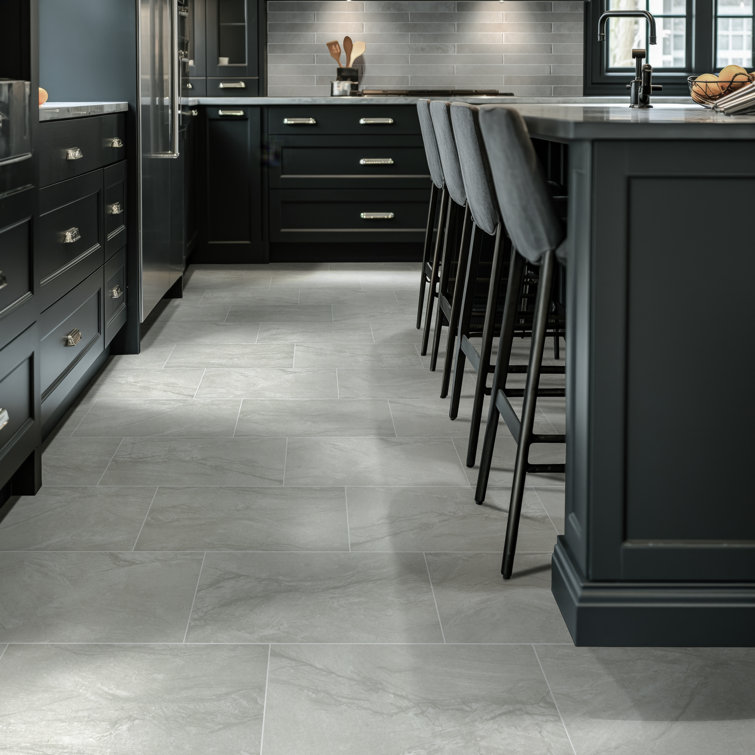 Zanzibar Blue and White Matte Porcelain Floor and Wall Tile