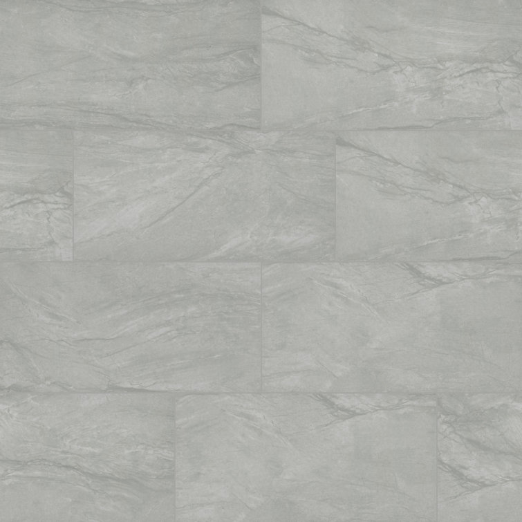 Zanzibar Blue and White Matte Porcelain Floor and Wall Tile