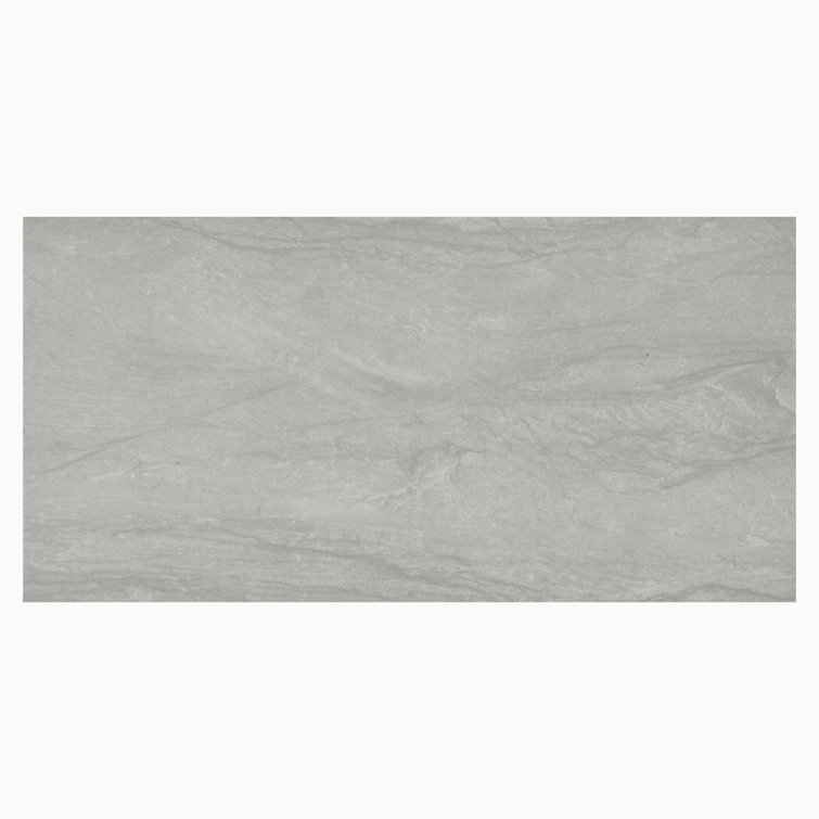 Zanzibar Blue and White Matte Porcelain Floor and Wall Tile
