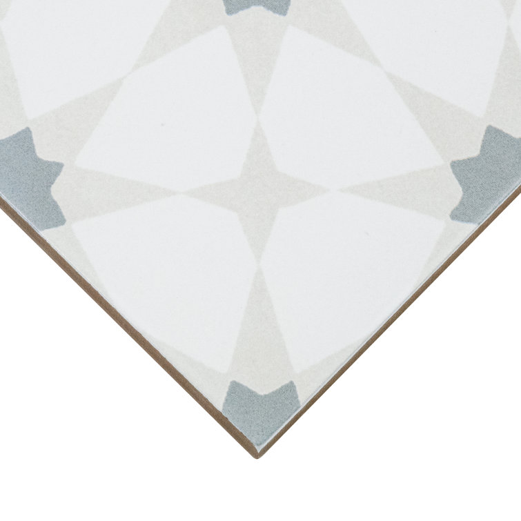 Amara 8" x 8" Zoudia Matte Porcelain Floor and Wall Tile