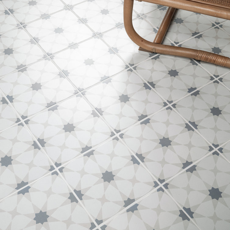 Amara 8" x 8" Zoudia Matte Porcelain Floor and Wall Tile