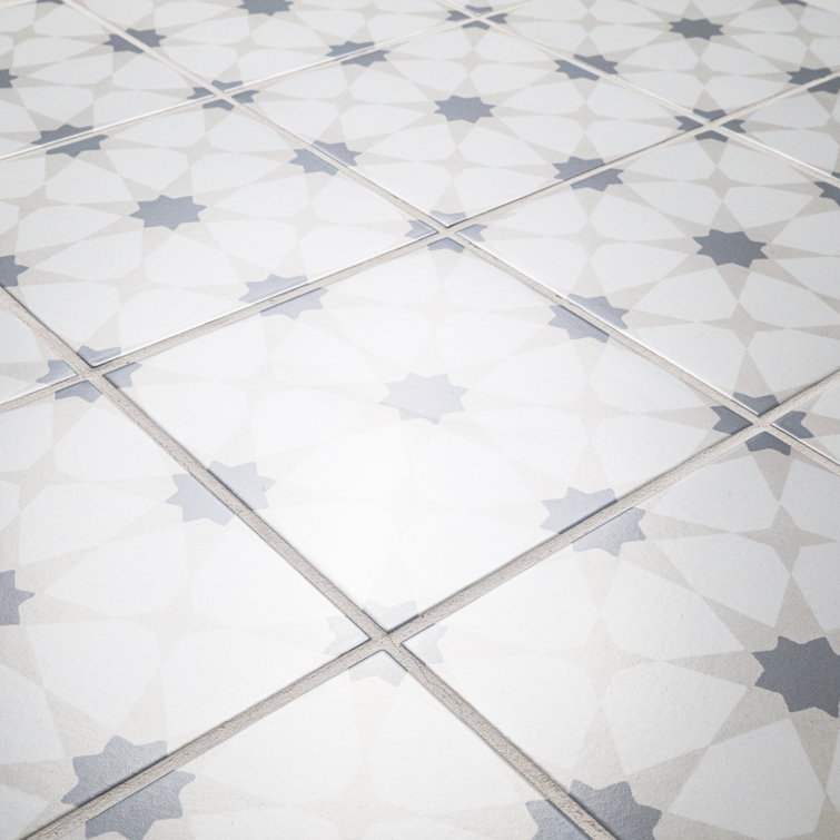 Amara 8" x 8" Zoudia Matte Porcelain Floor and Wall Tile