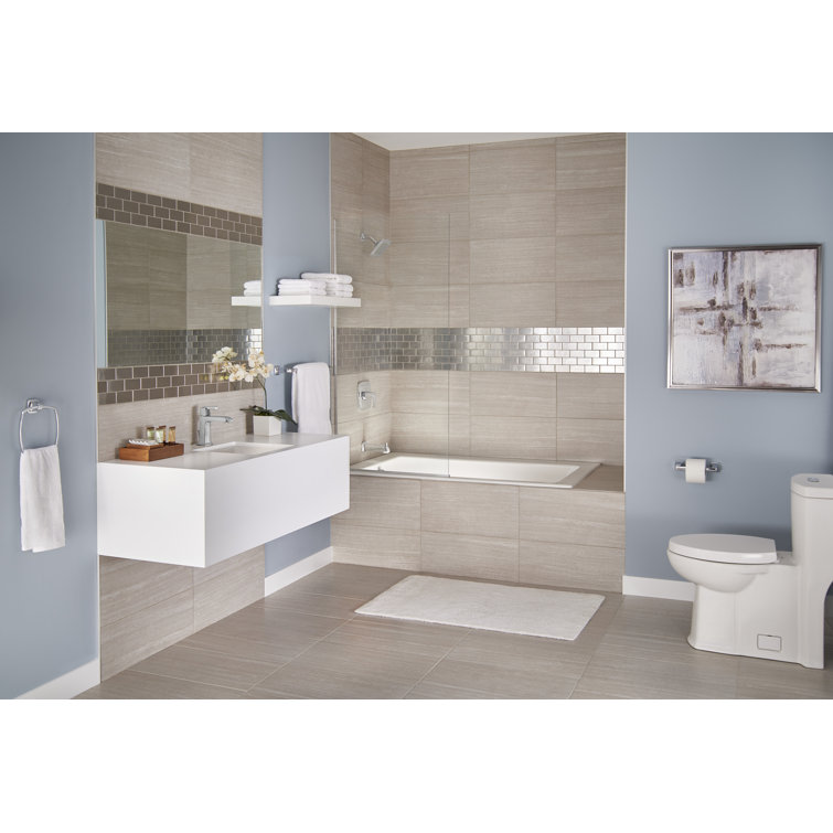 Manhattan Bridge Inspired Polished Chrome Single-Handle Bathroom Faucet