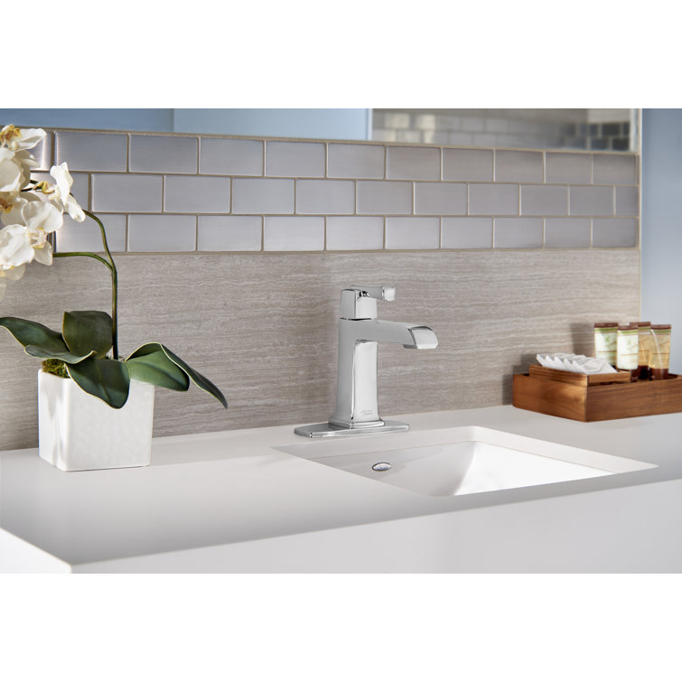 Manhattan Bridge Inspired Polished Chrome Single-Handle Bathroom Faucet