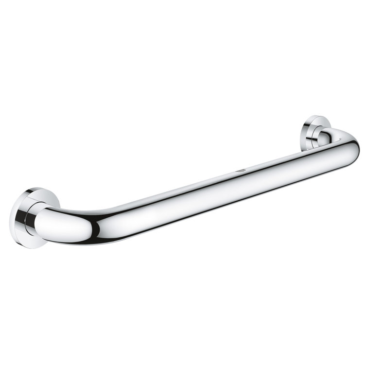 18" Chrome Modern Wall Mount Grab Bar