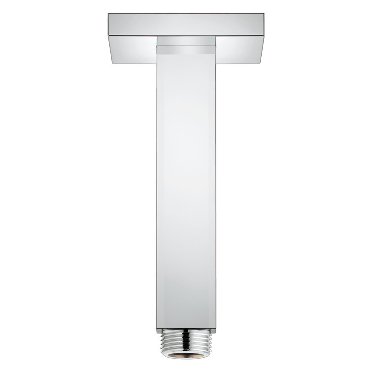 Modern Chrome Ceiling Shower Arm with Starlight Finish